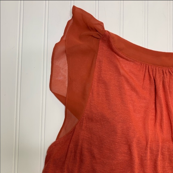 Anthropologie—Deletta—Dark Orange Top - Picture 11 of 16